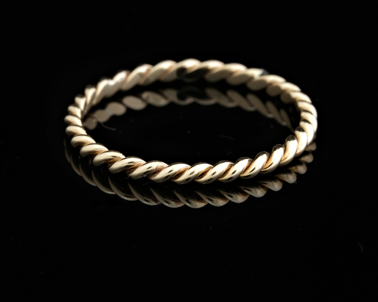 Gold Twisty STAX Ring