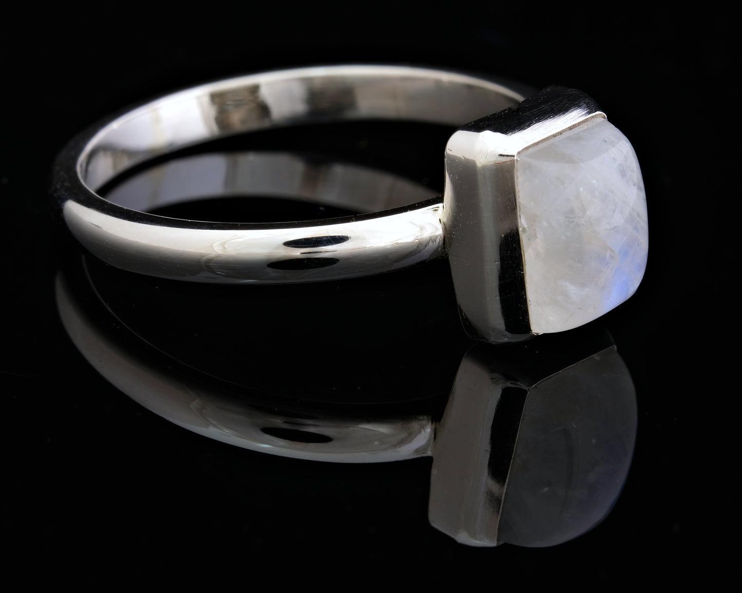 June Birthstone Ring- Moonstone