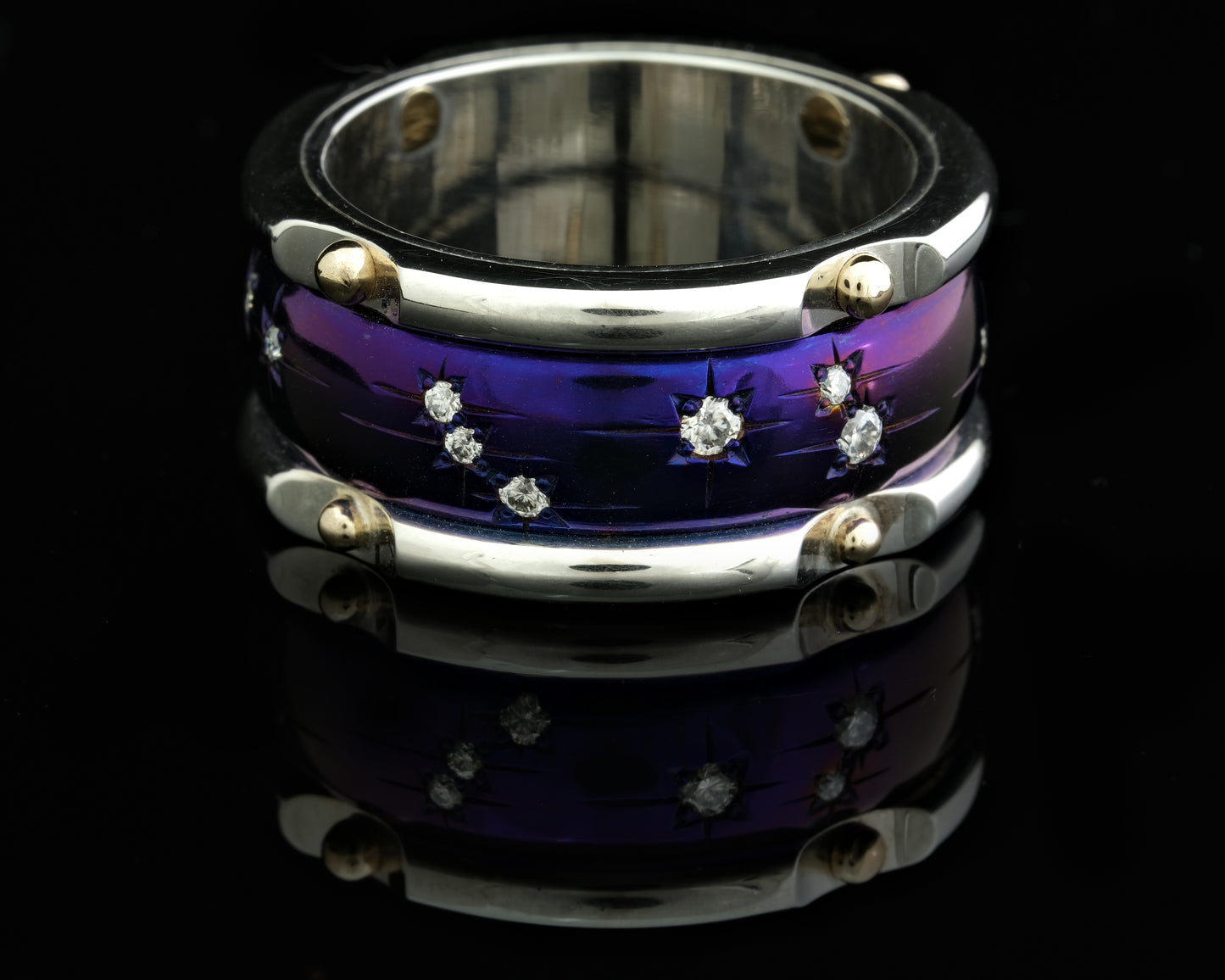 Titanium Multi Media Ring