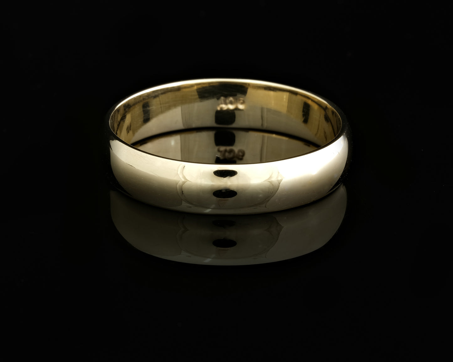 Gents Half Round Wedding Band