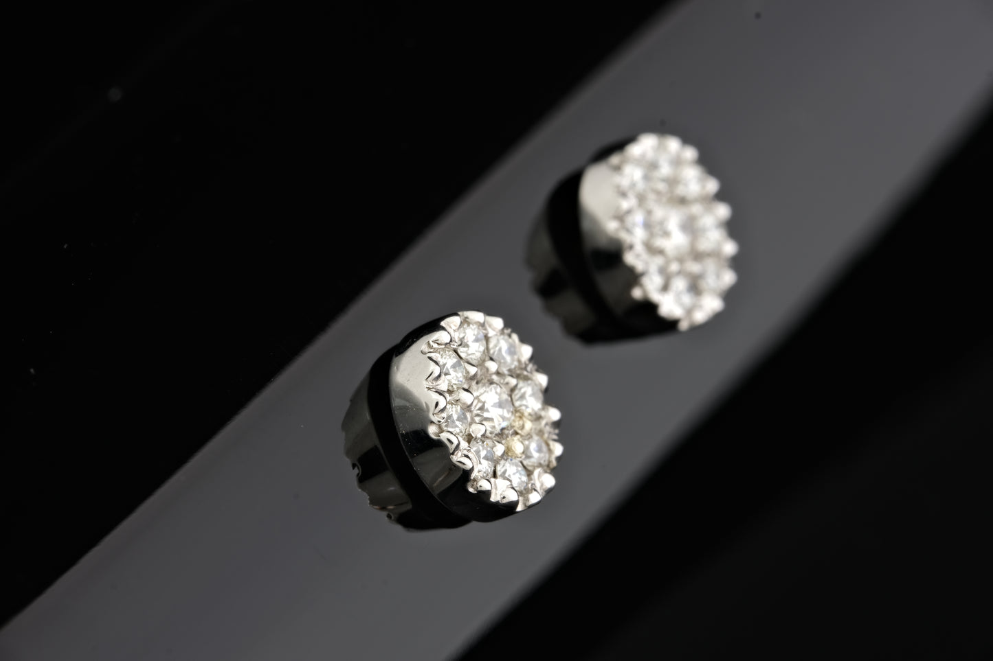 Natural Diamond Ear Studs