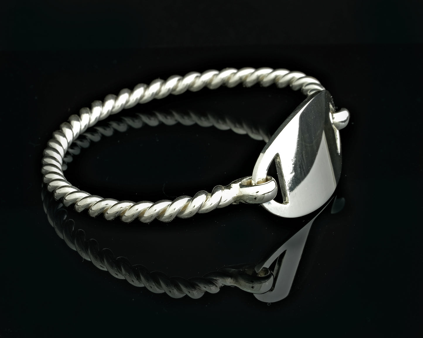 Silver Medic Alert Bangle