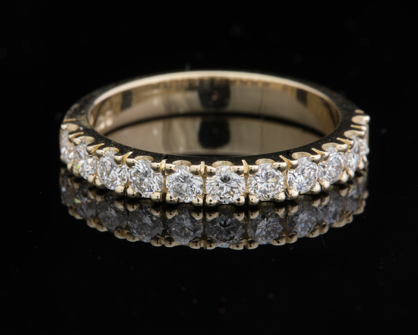 Gold and Lab Grown Diamond Eternity Ring
