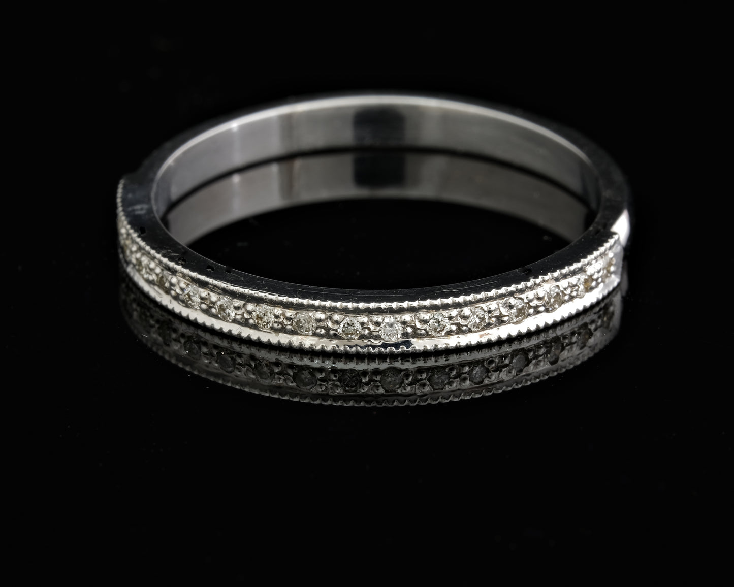 Pave Set Diamond Eternity Ring