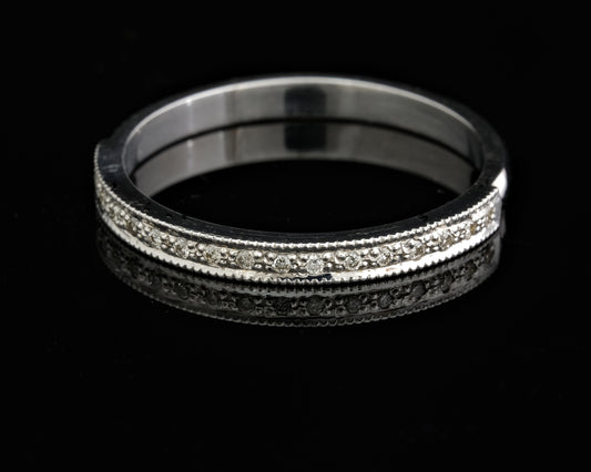 Pave Set Diamond Eternity Ring