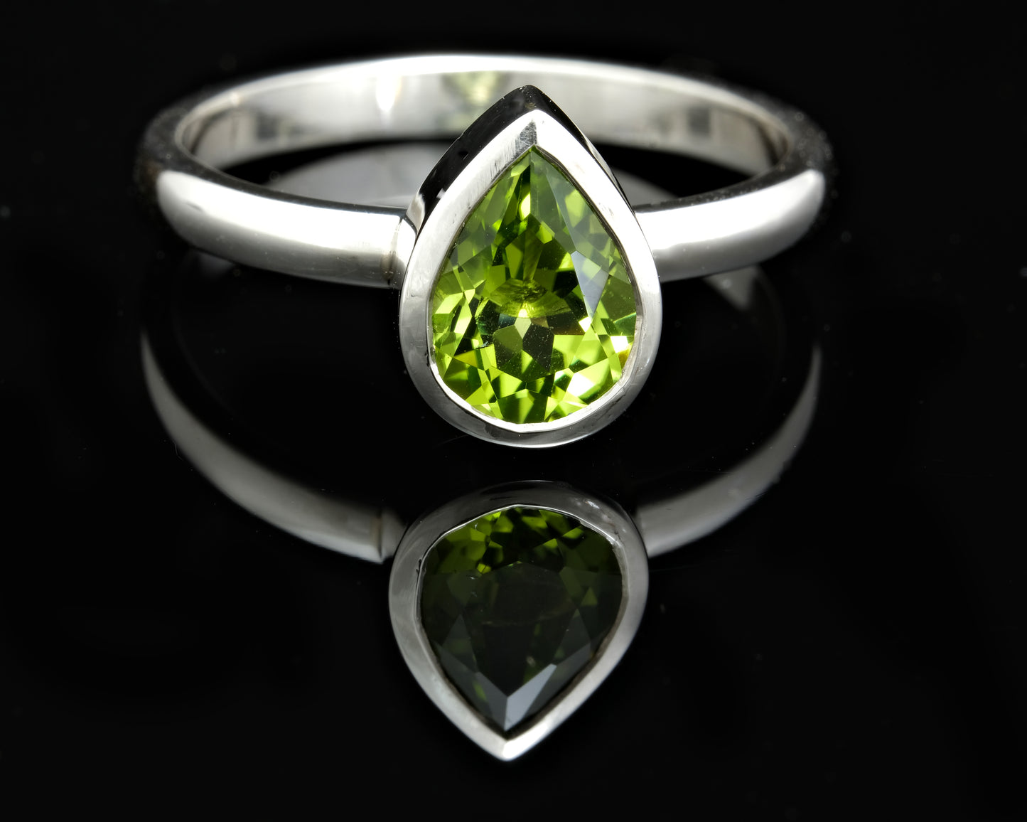 August Birthstone Ring- Peridot