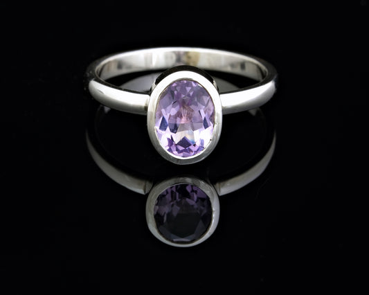 February Birthstone Ring- Amethyst