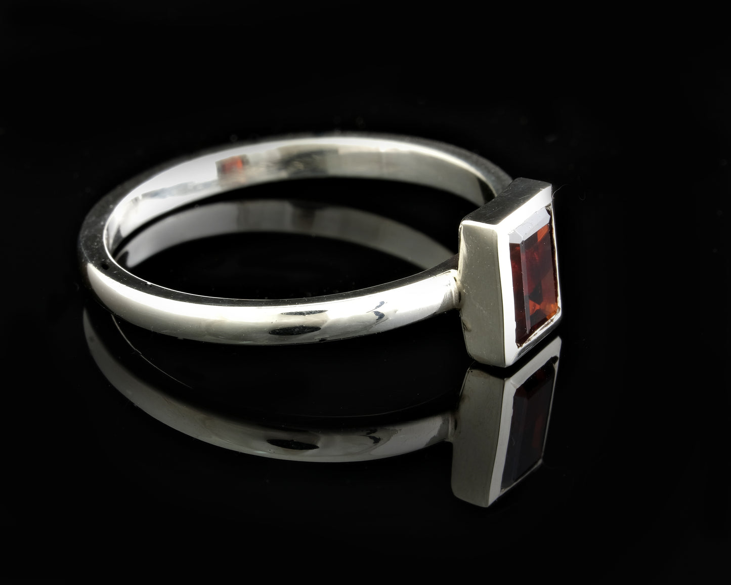 January Birthstone Ring- Garnet