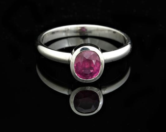 July Birthstone Ring- Ruby