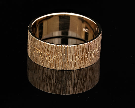 Textured Gold Band