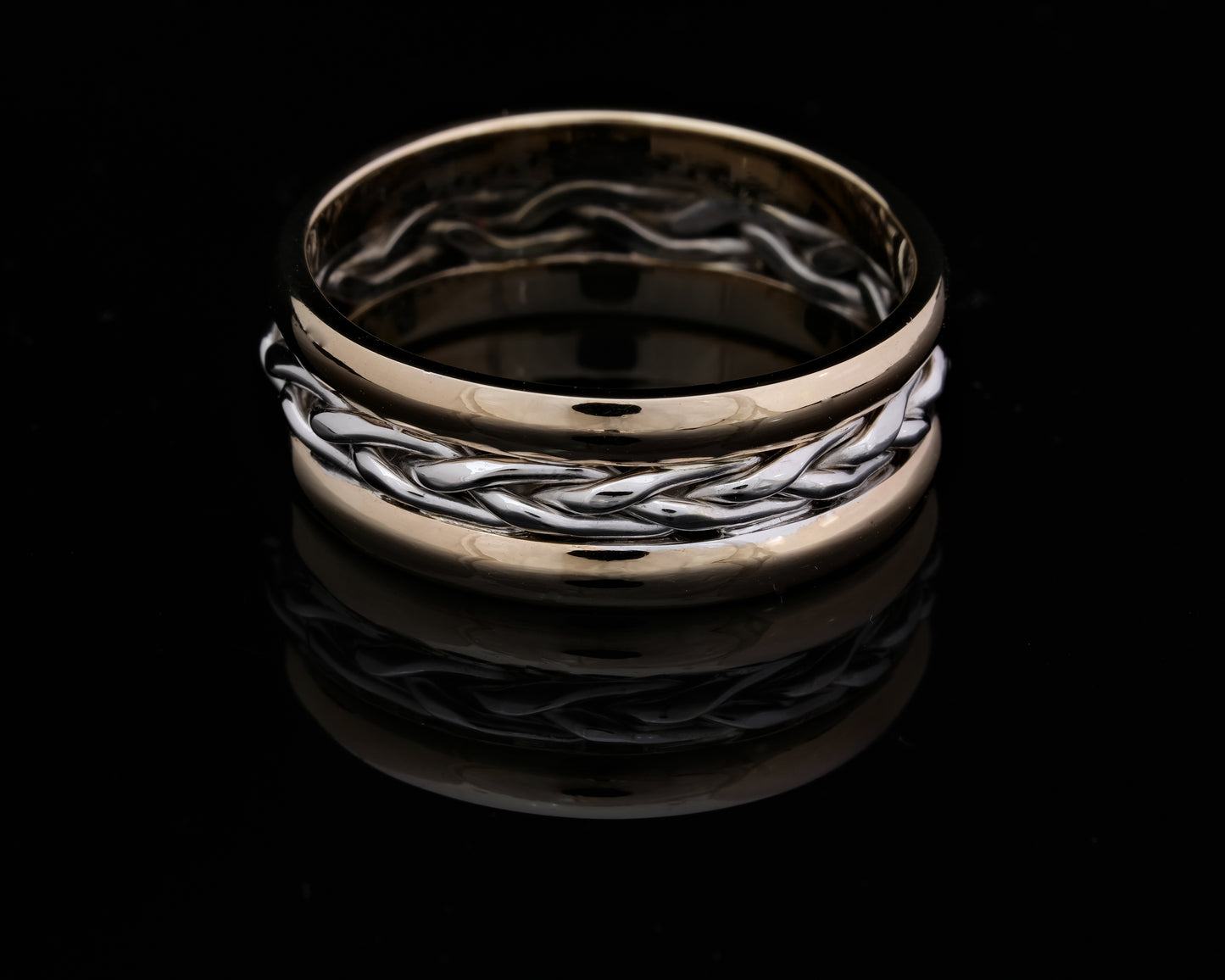 Yellow and White Gold Band