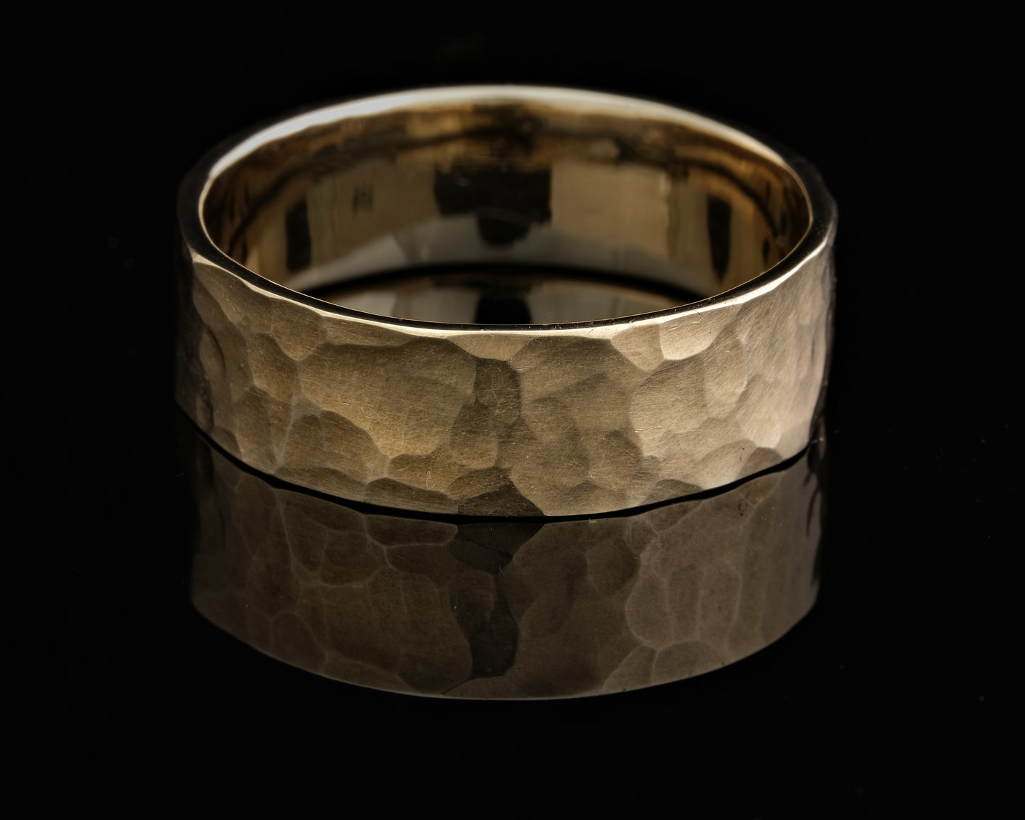 Hammered Gold Band