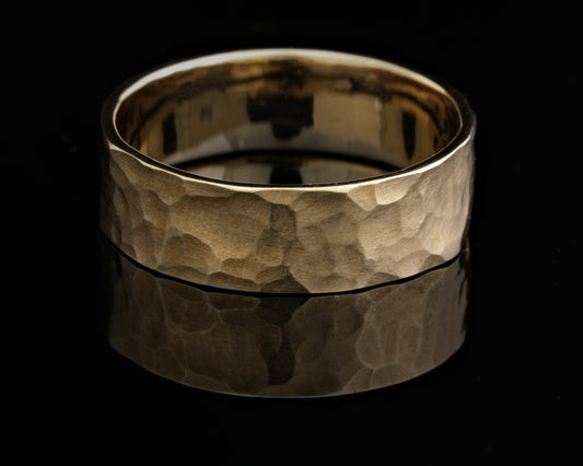 Hammered Gold Band