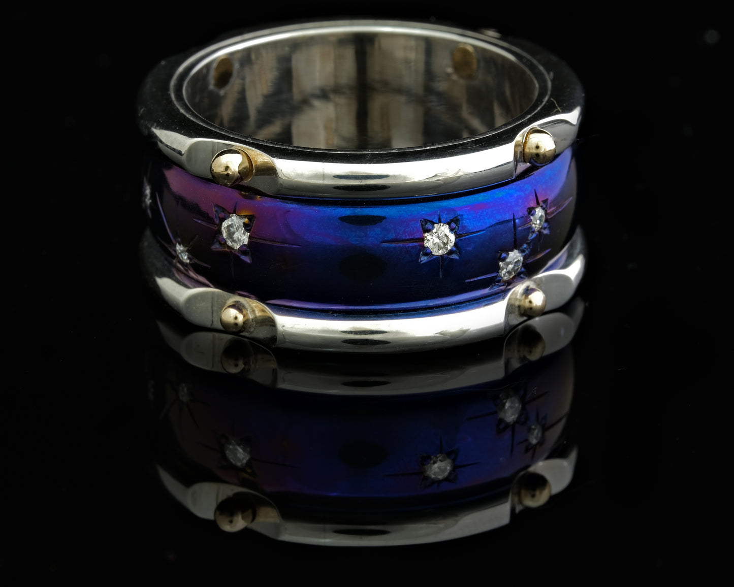 Titanium Multi Media Ring