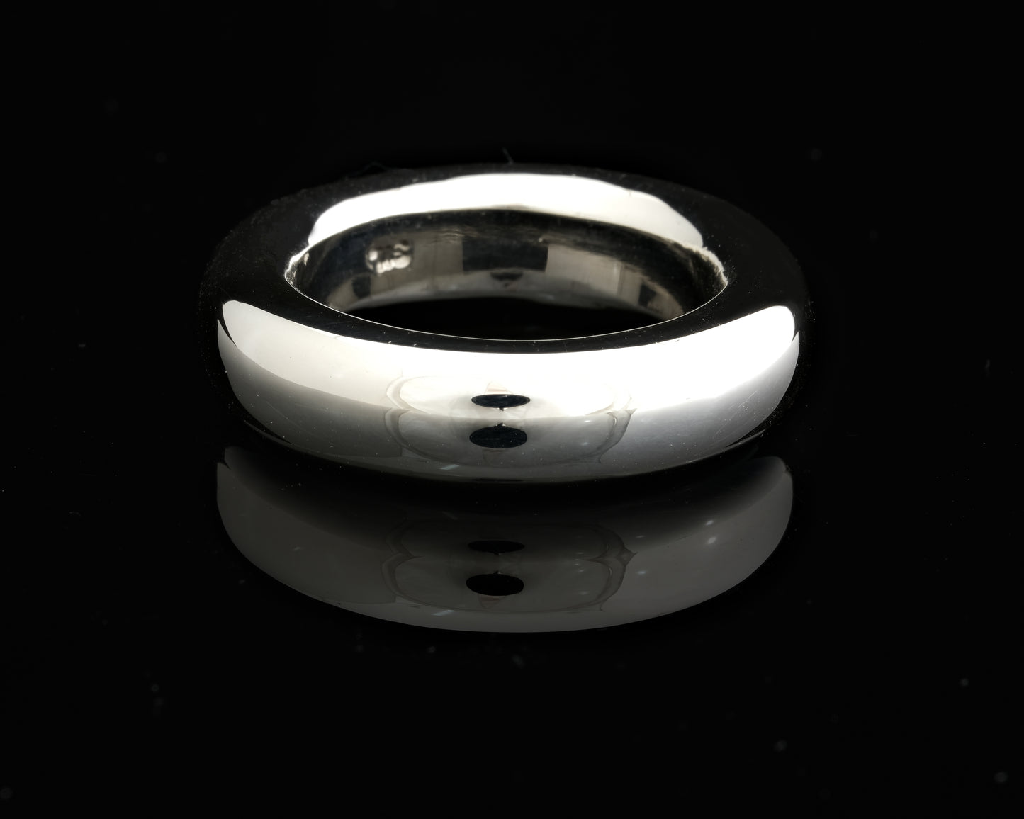 Oversized Silver Ring - Polished