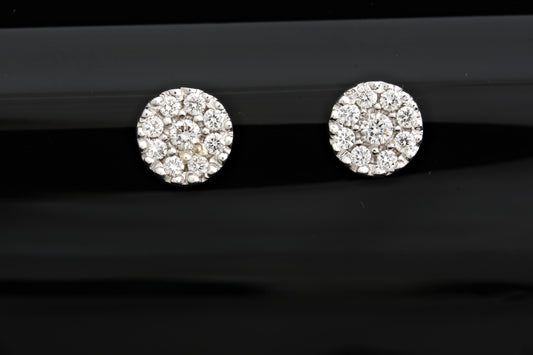 Natural Diamond Ear Studs