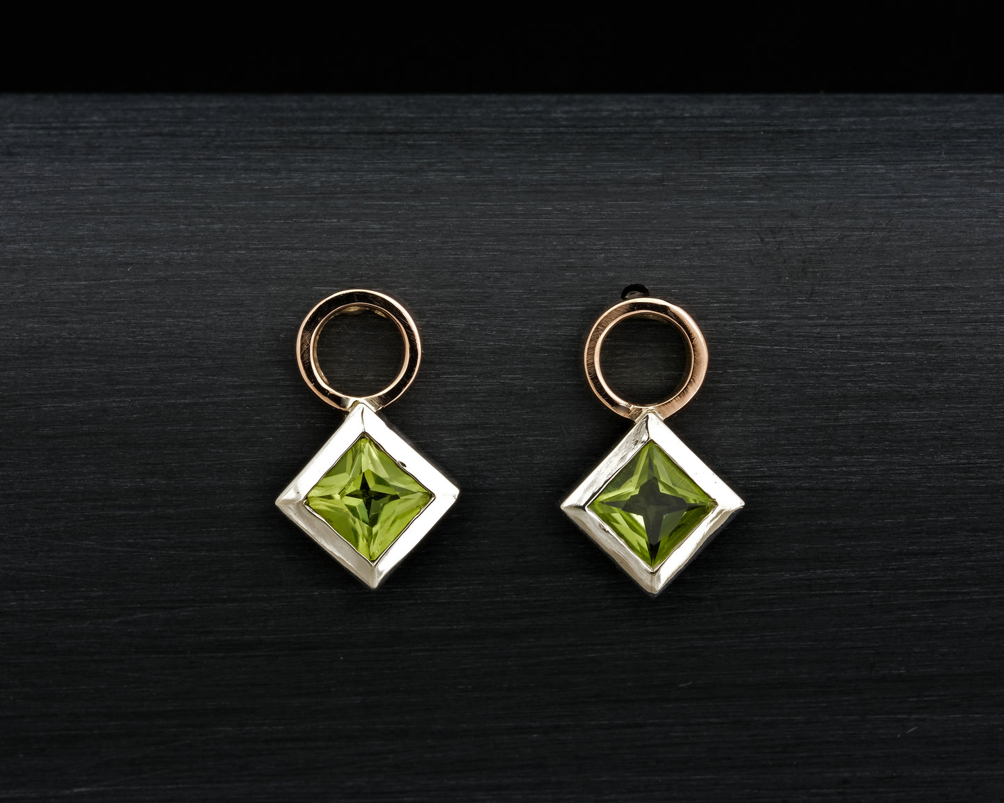 Peridot Ear Studs
