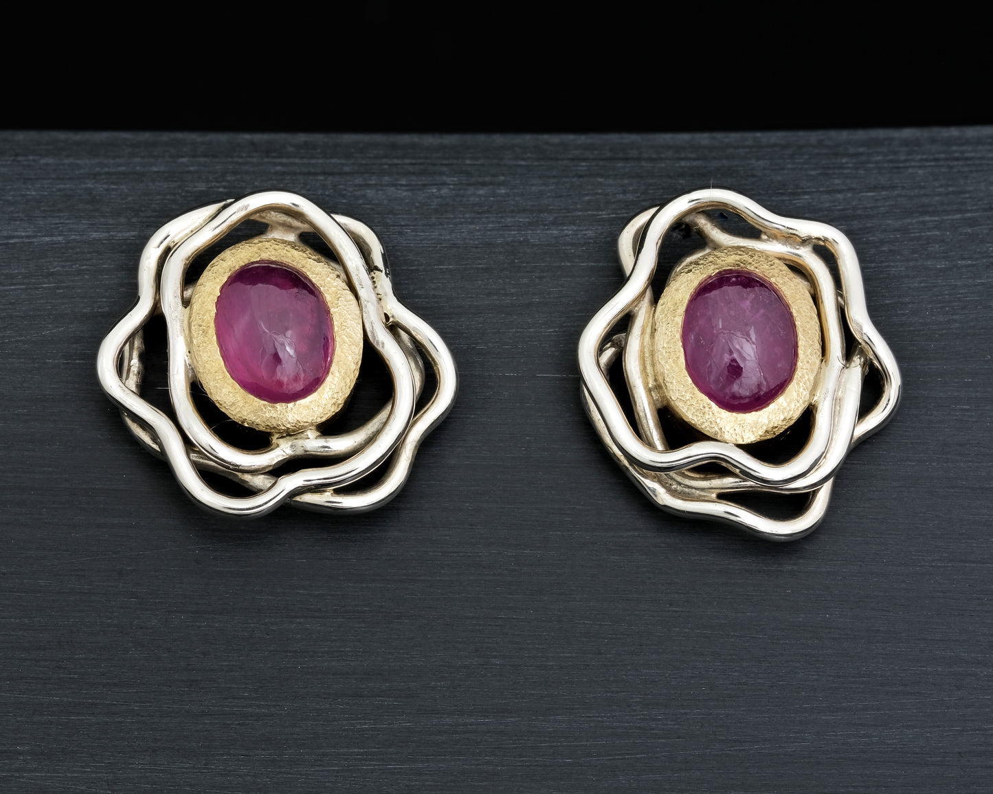Ruby Birthstone Earrings