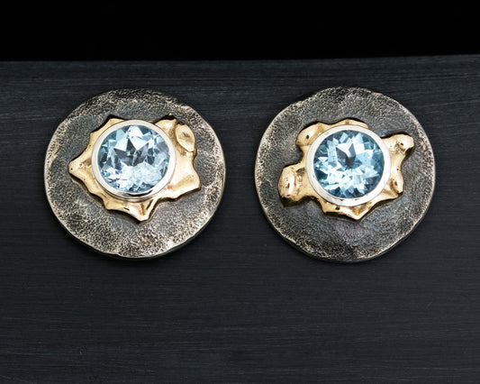 Blue Topaz Earrings