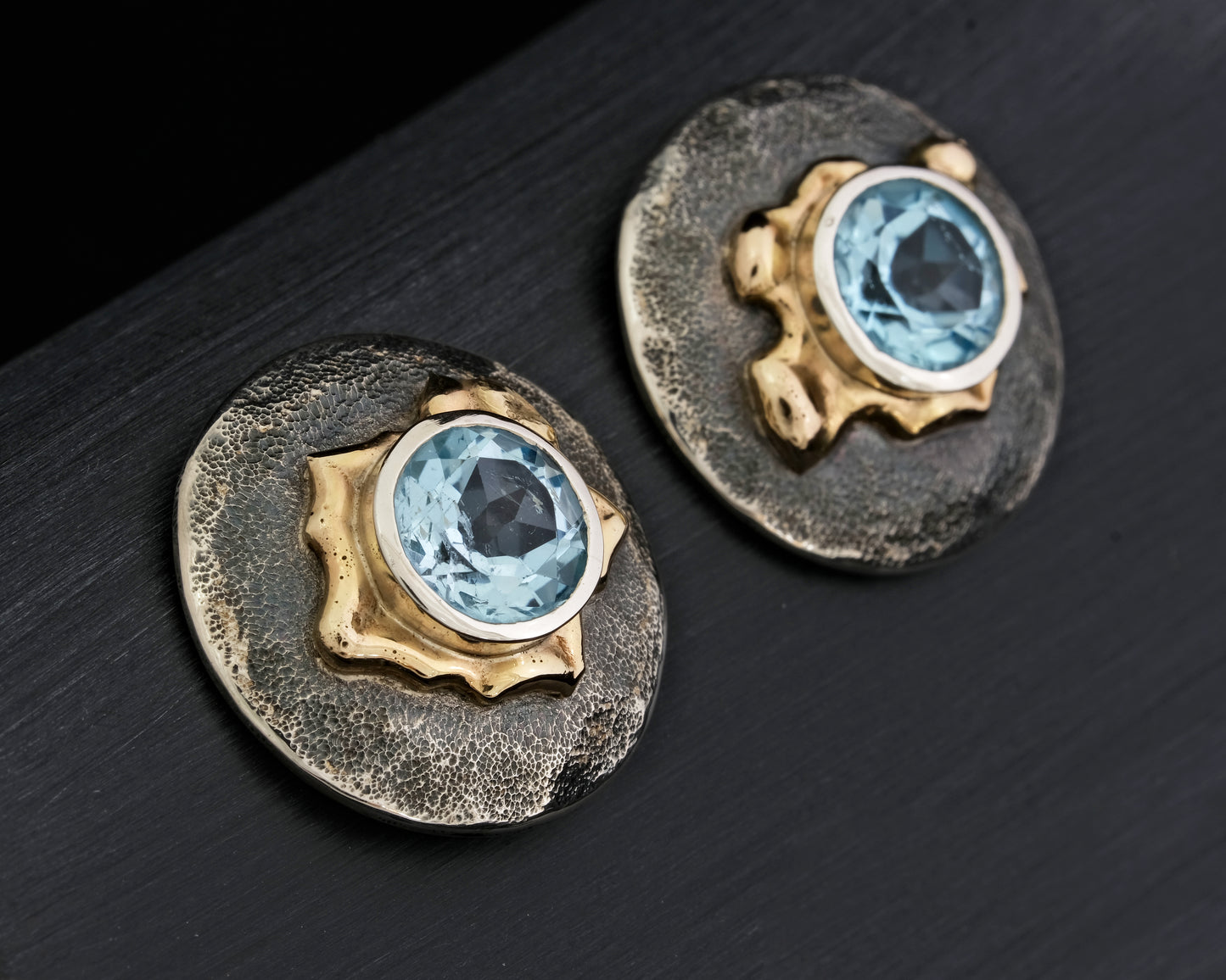 Blue Topaz Earrings