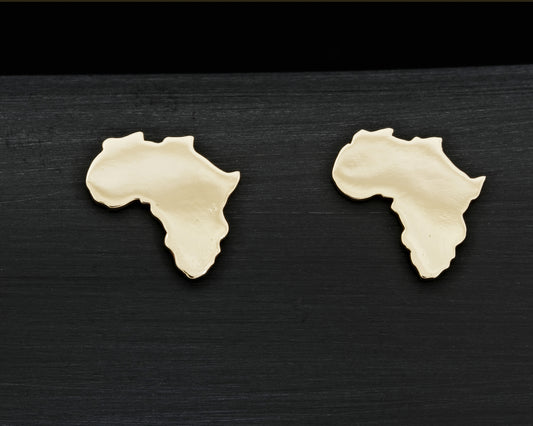 Medium Gold Africa Studs