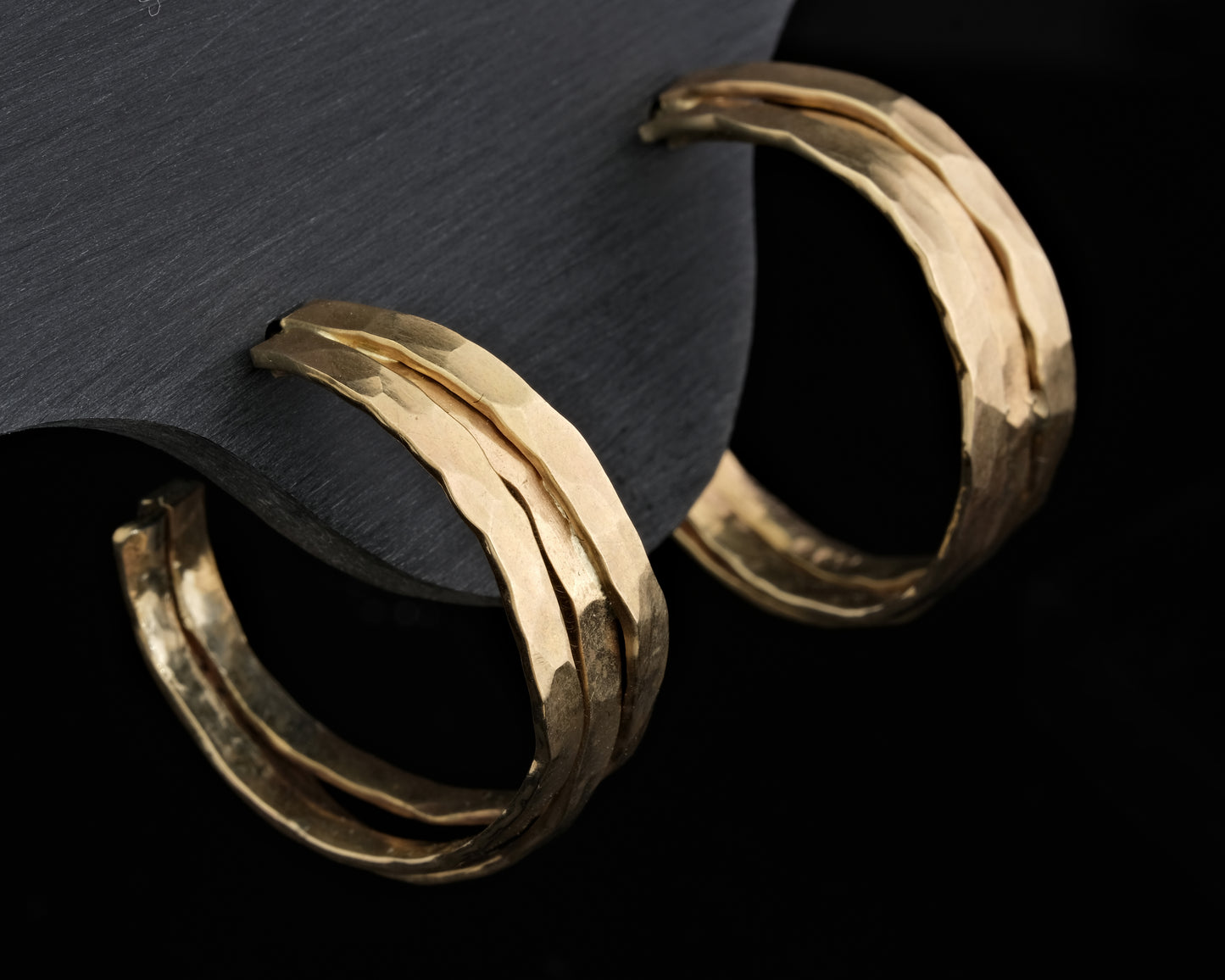 Medium "Ancient Gold" Hoops