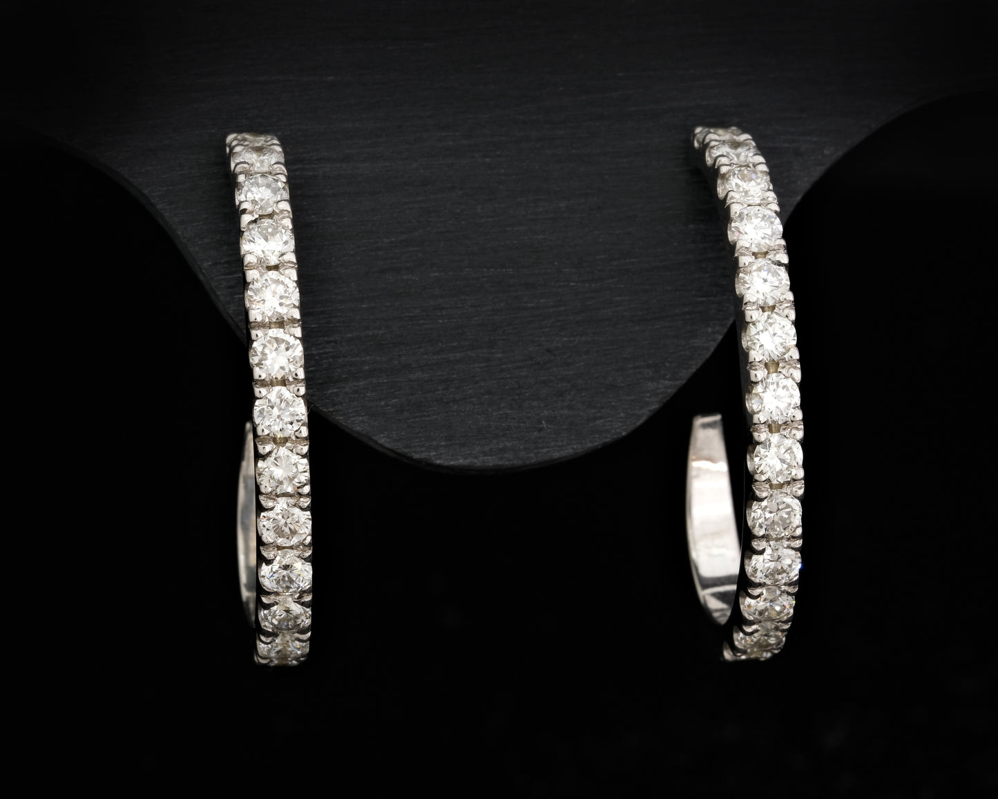 Lab Grown Diamond Hoop Earrings