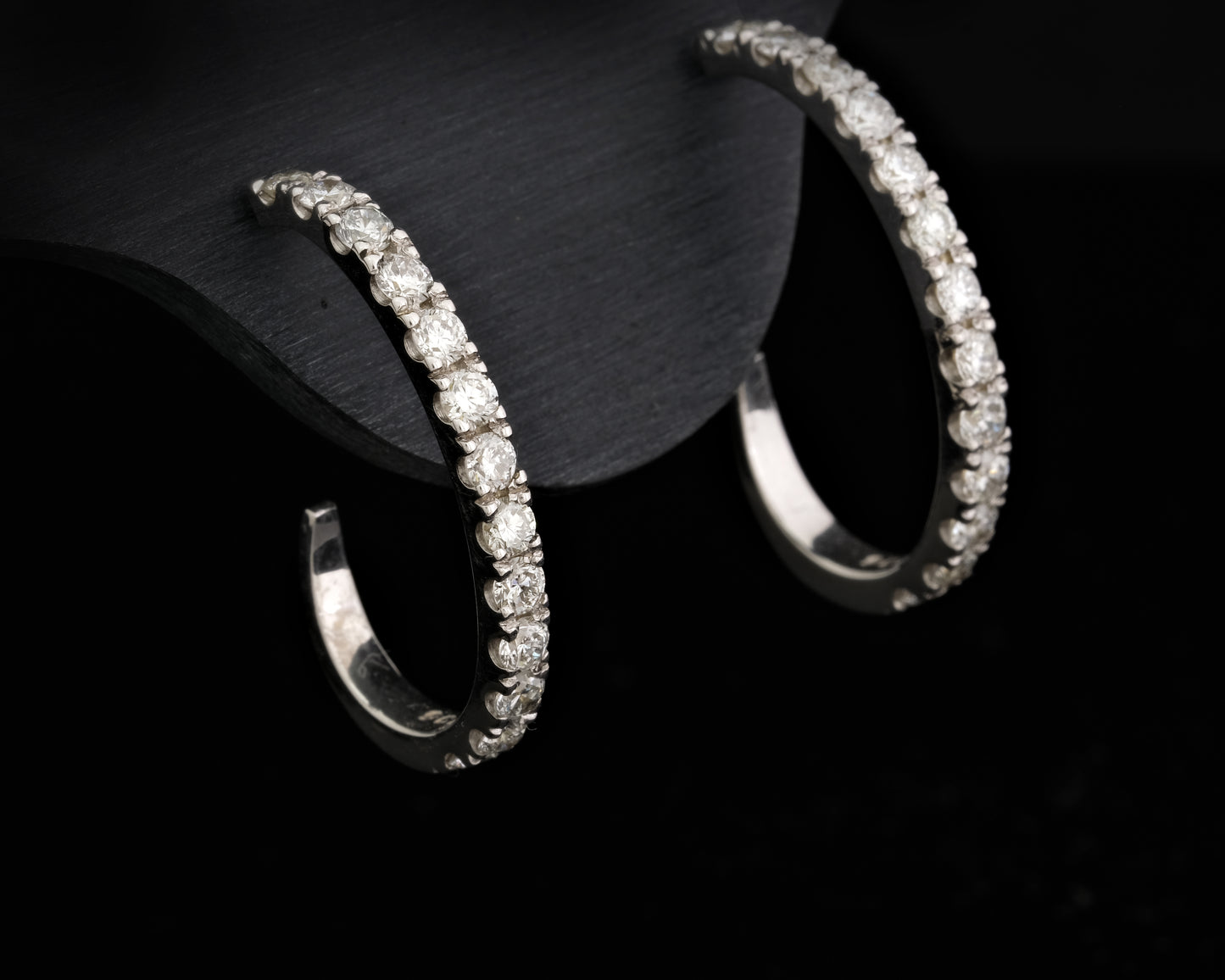 Lab Grown Diamond Hoop Earrings