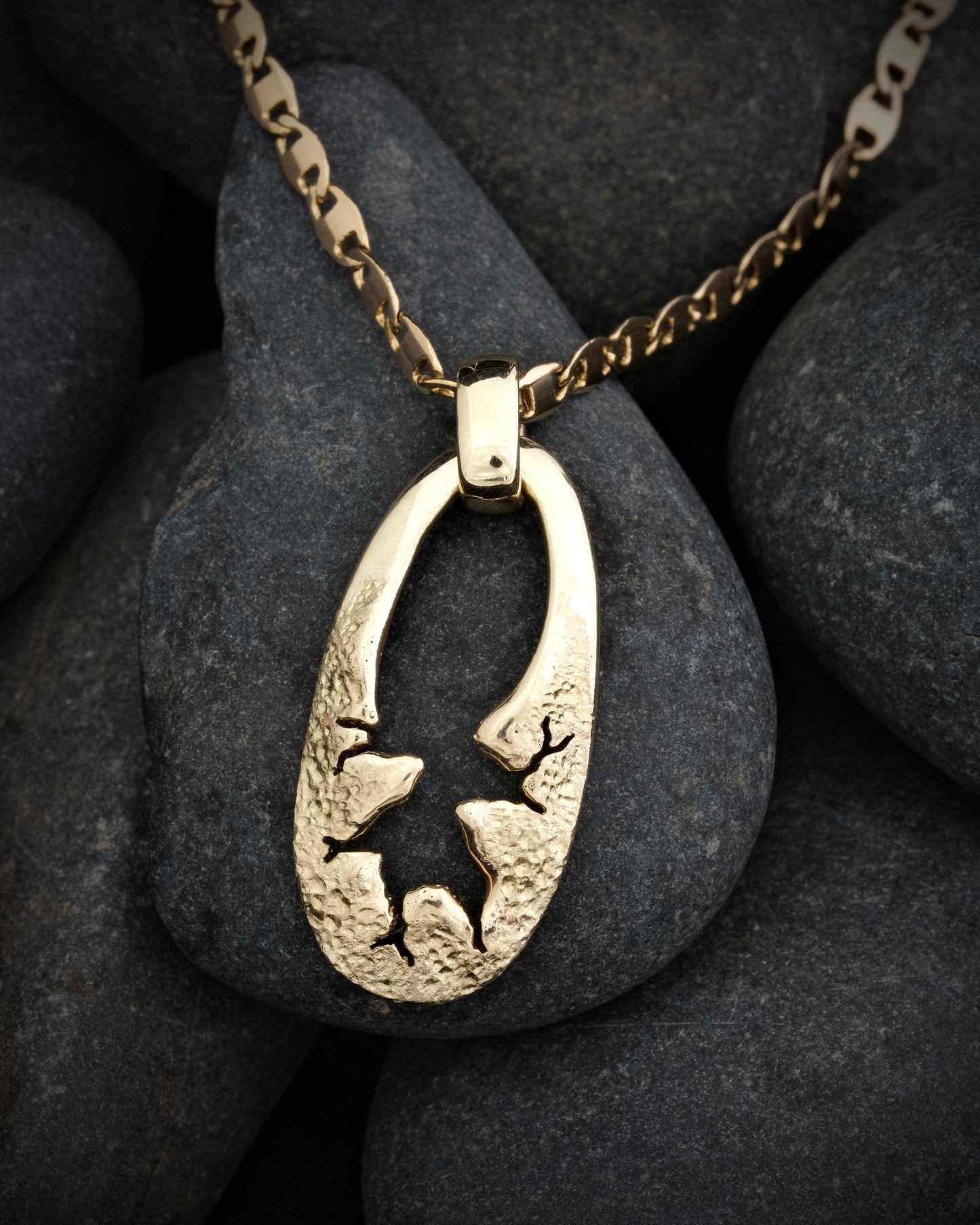 Gold Nugget Pendant