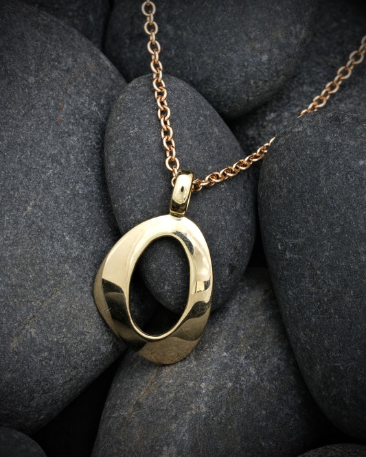 Gold Cutout Pendant