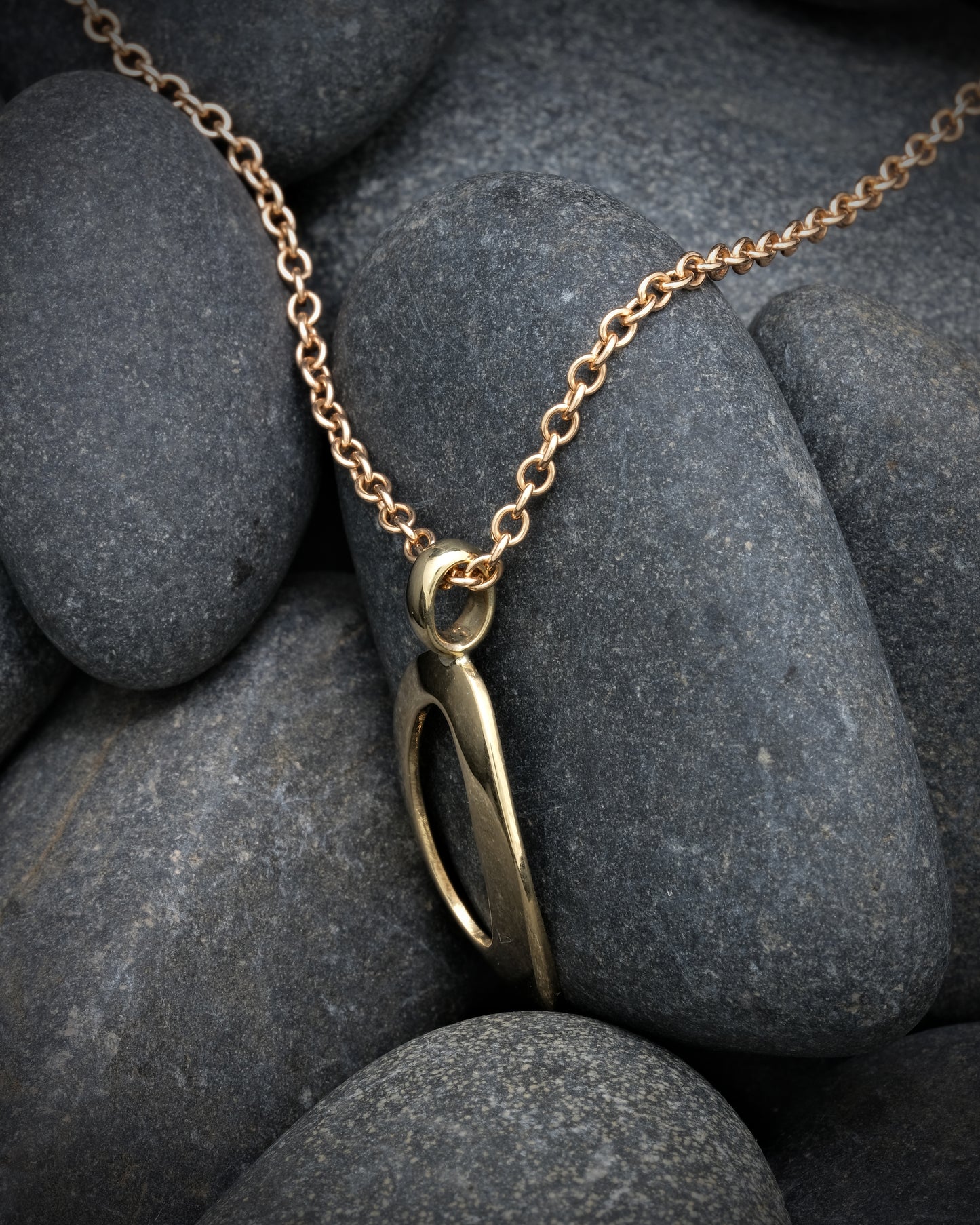 Gold Cutout Pendant