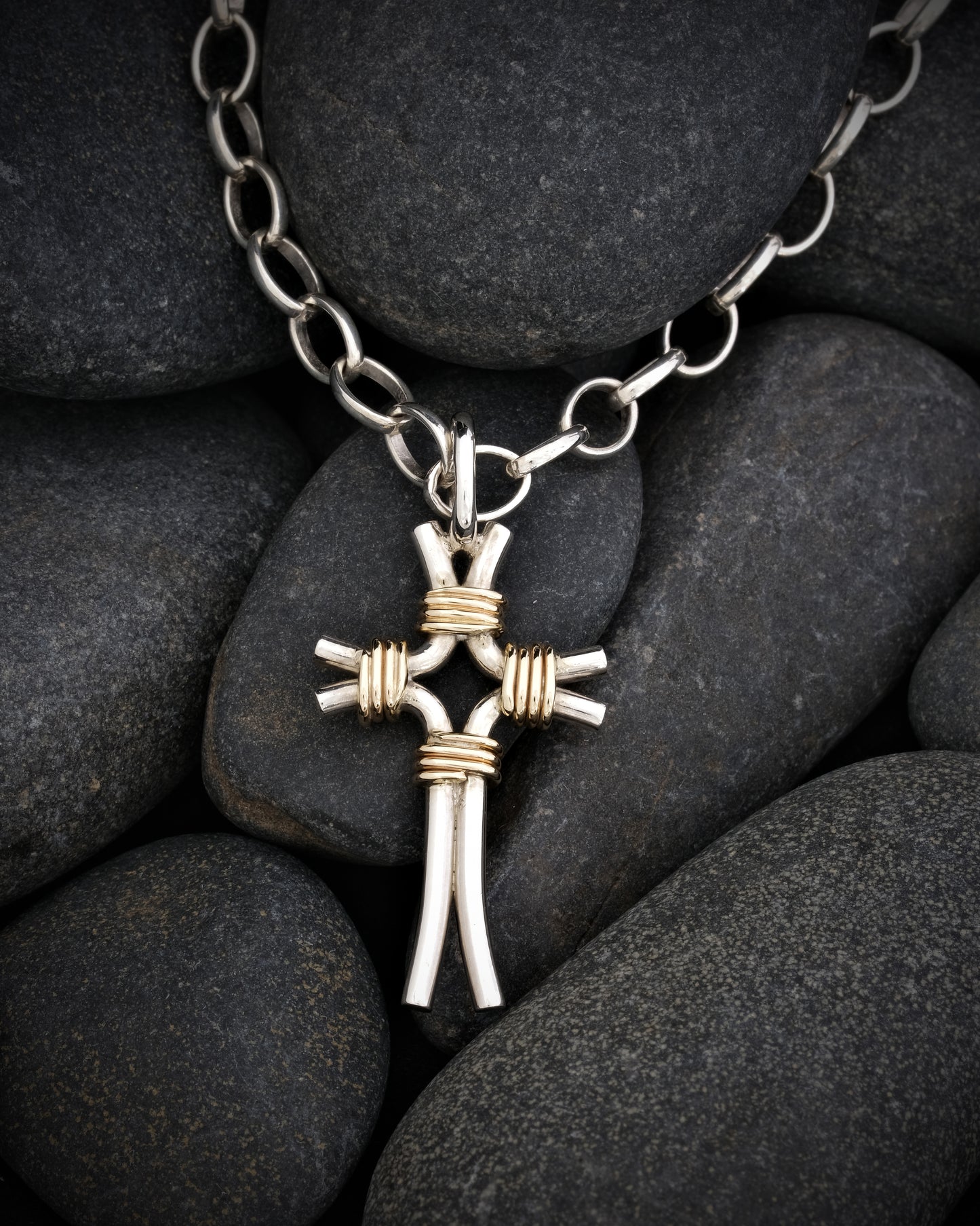 Gold and Silver Cross
