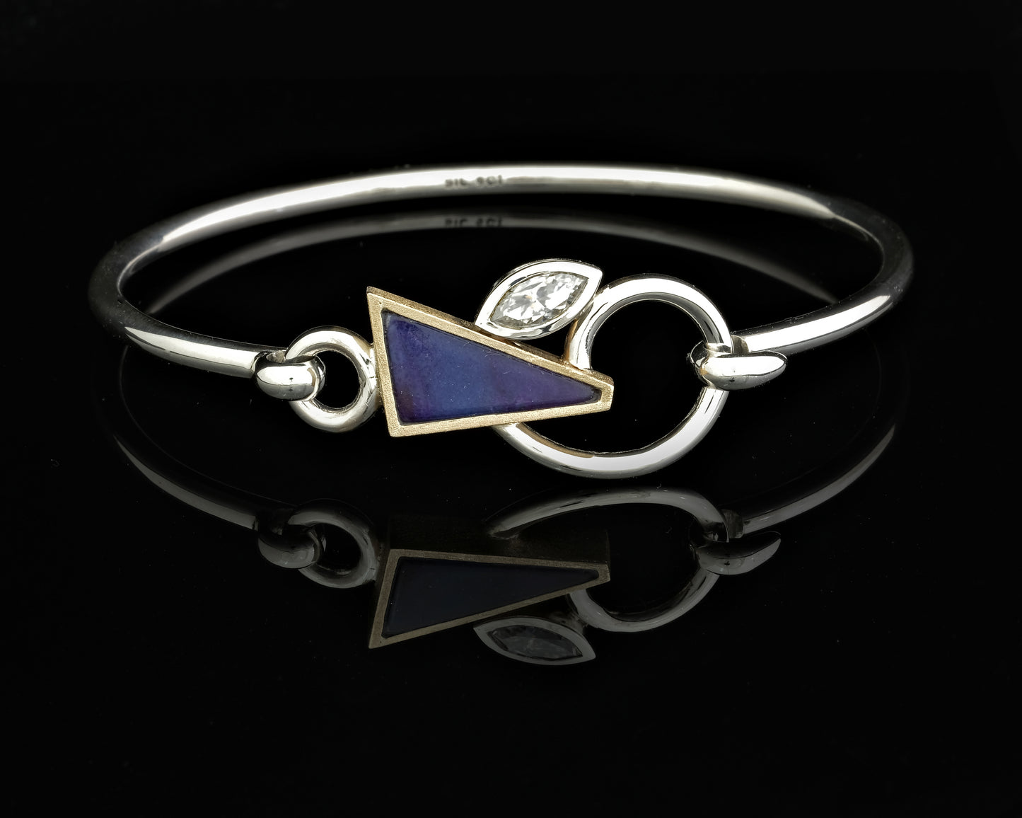 Sugilite Tension Bangle