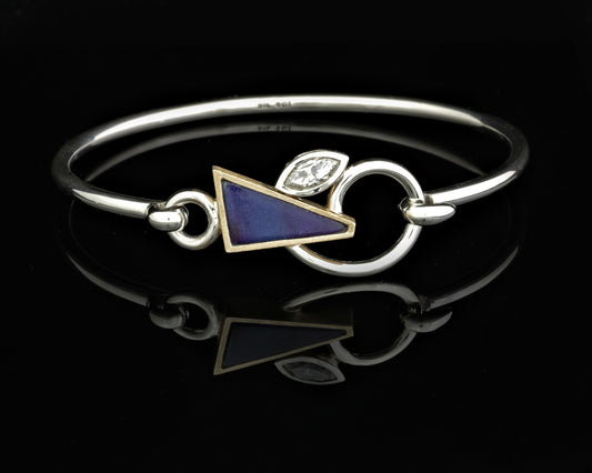 Sugilite Tension Bangle