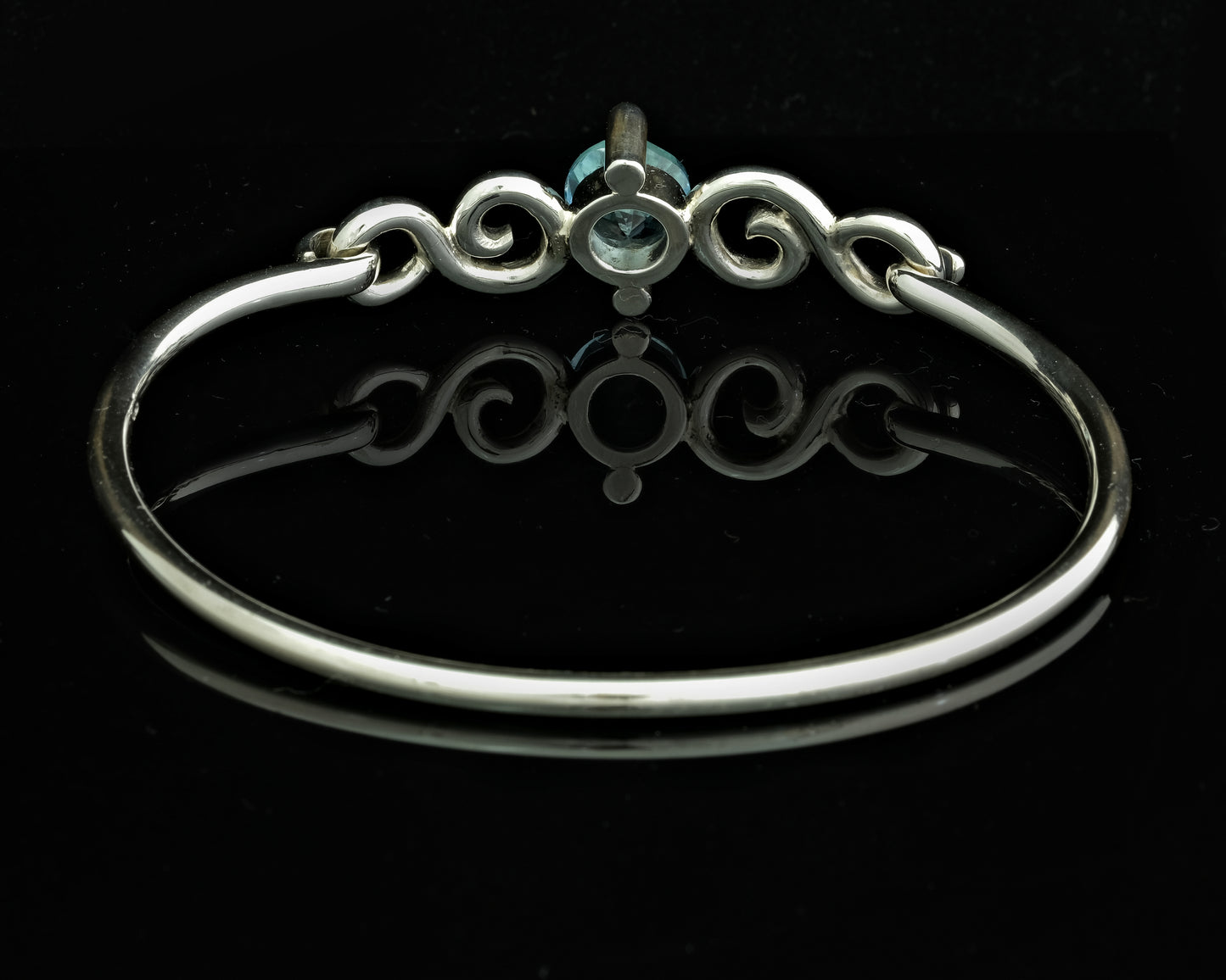 Sky Blue Topaz Tension Bangle