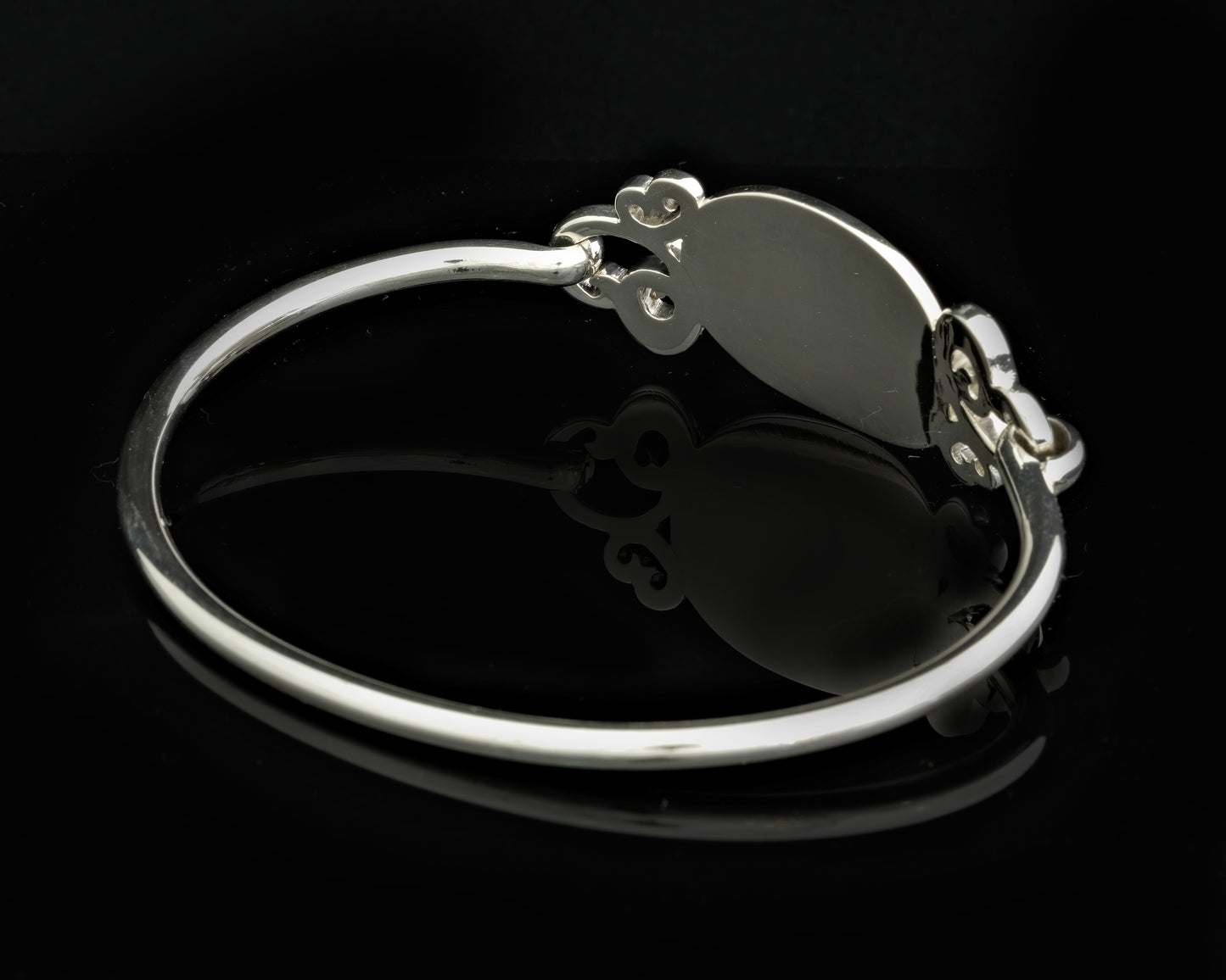 Designer Silver Medic Alert Bangle