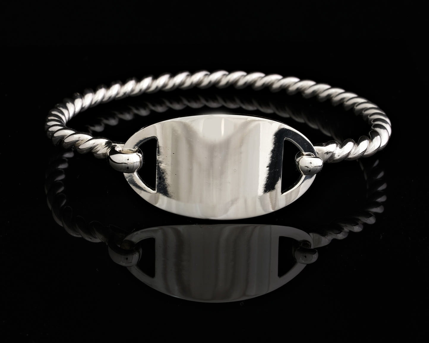 Silver Medic Alert Bangle