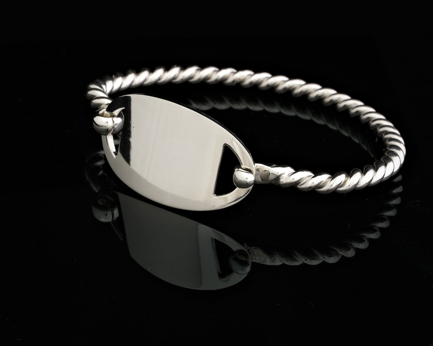 Silver Medic Alert Bangle