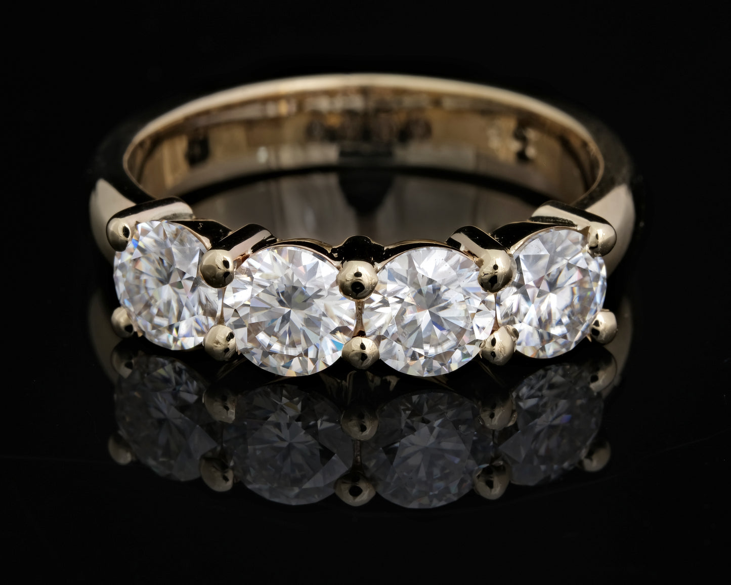 Moissanite Eternity Ring