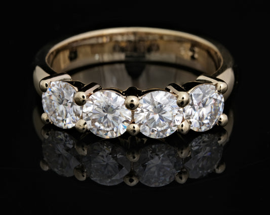 Moissanite Eternity Ring