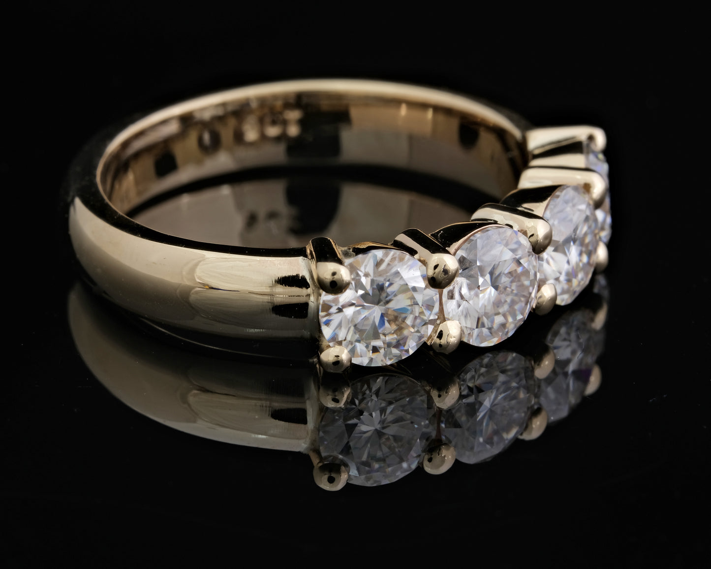 Moissanite Eternity Ring
