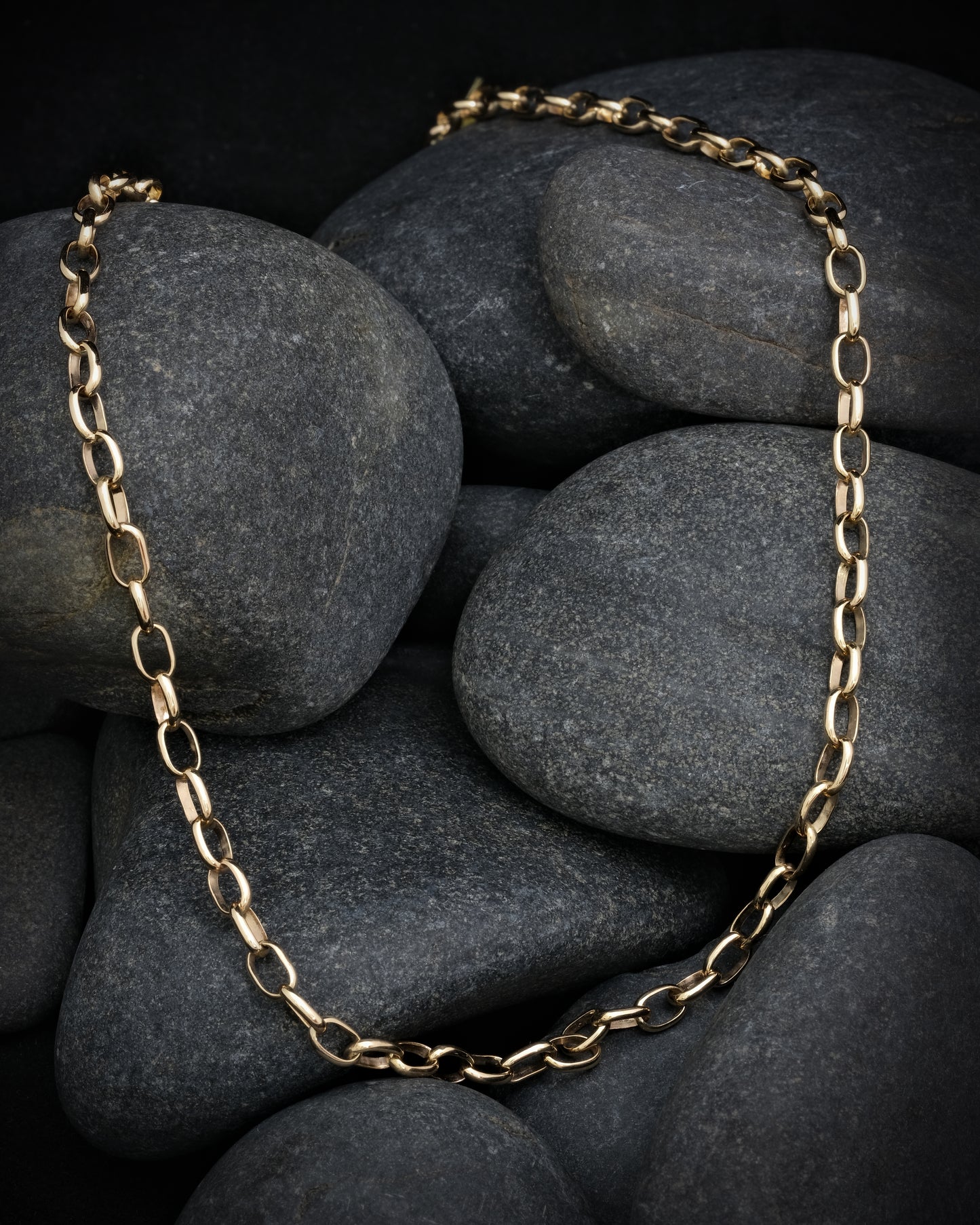 Gold Oval Belcha Chain