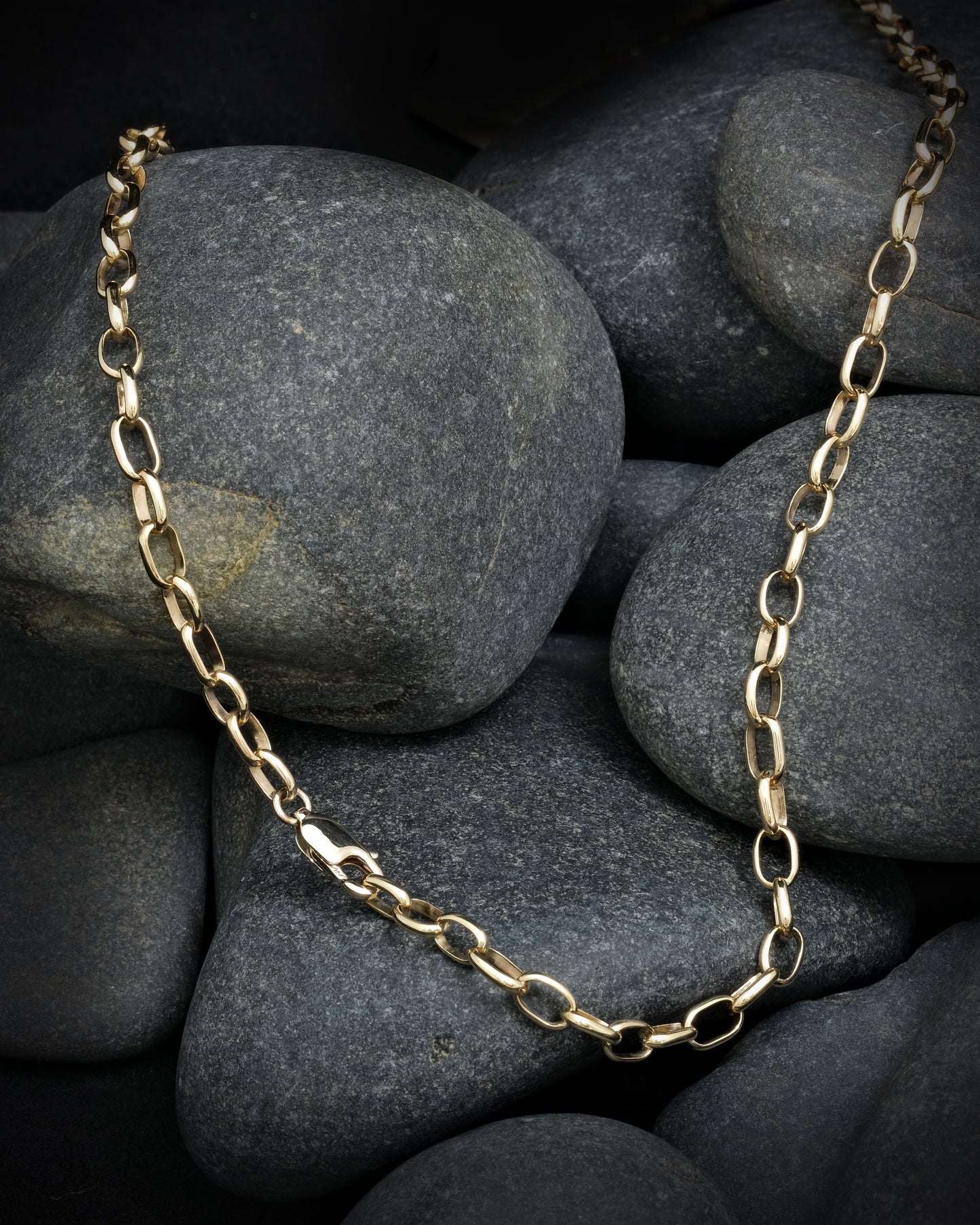 Gold Oval Belcha Chain