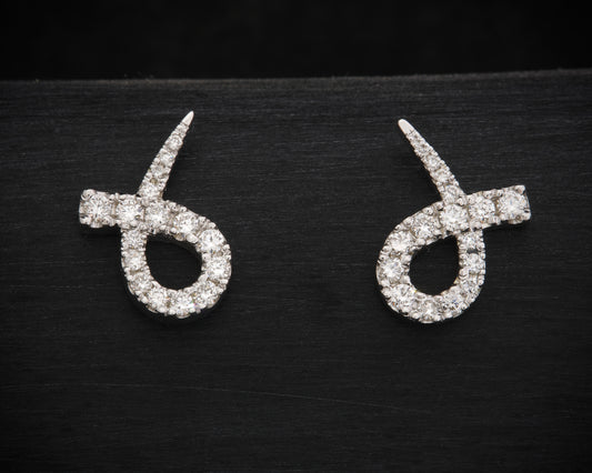 Lab Grown Diamond Circle ear studs