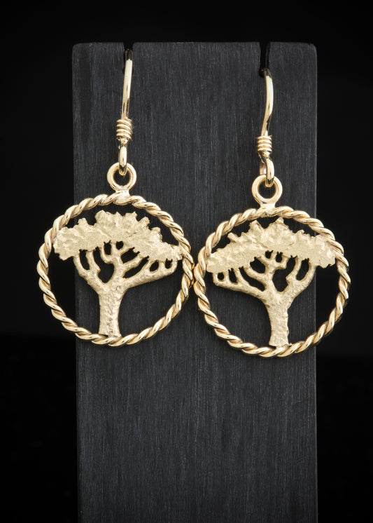 Tree of Life Drop Earrings