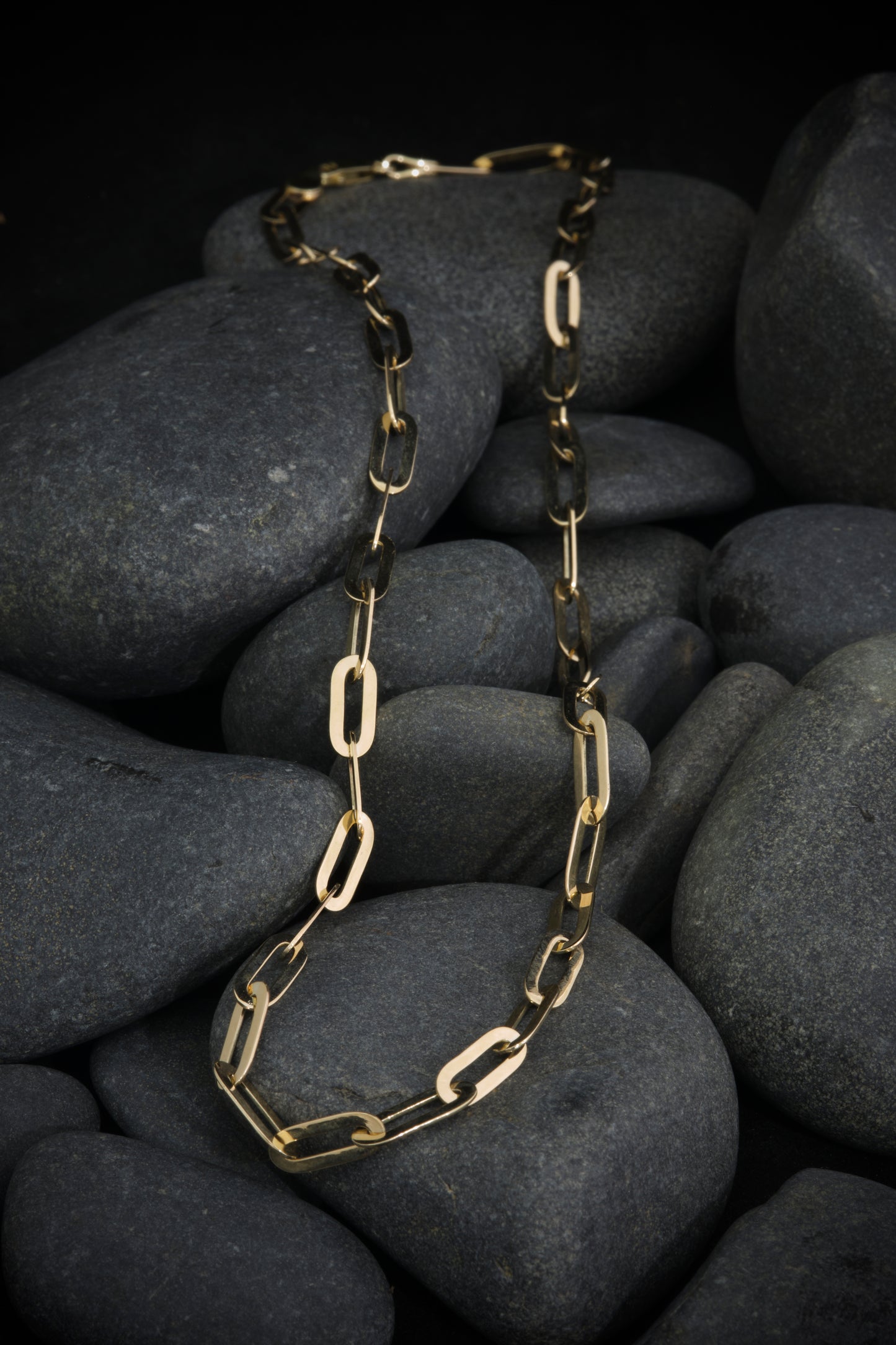 9ct Yellow Gold Paperclip Chain